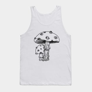 Trippy Mushroom Tank Top